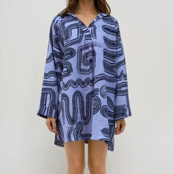 RARE Bel Kazan Piper Tunic NWOT in Orchid Zen, Medium - Picture 2 of 6